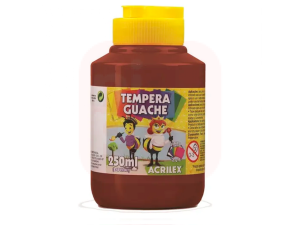 Tinta Guache 250ml Marron - Acrilex