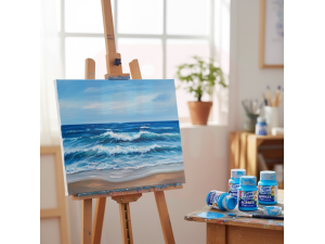 Tinta para Tecido 37ml Azul Celeste 503 – Acrilex 